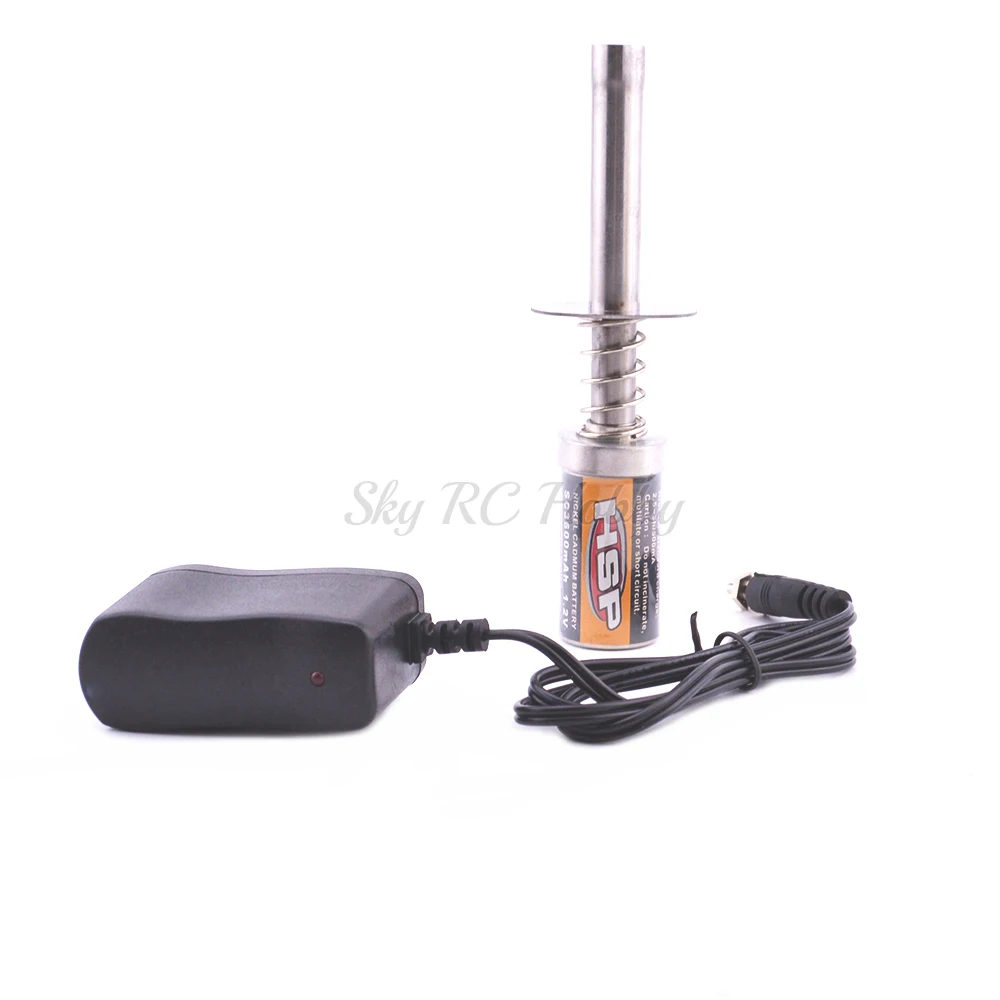Перезаряжаемый светящийся стартер HSP RC Nitro 1 2 в 3600 мАч зарядное устройство