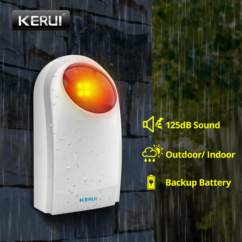 KERUI Wi Fi GSM охранная сигнализация Система управления приложением домашний PIR