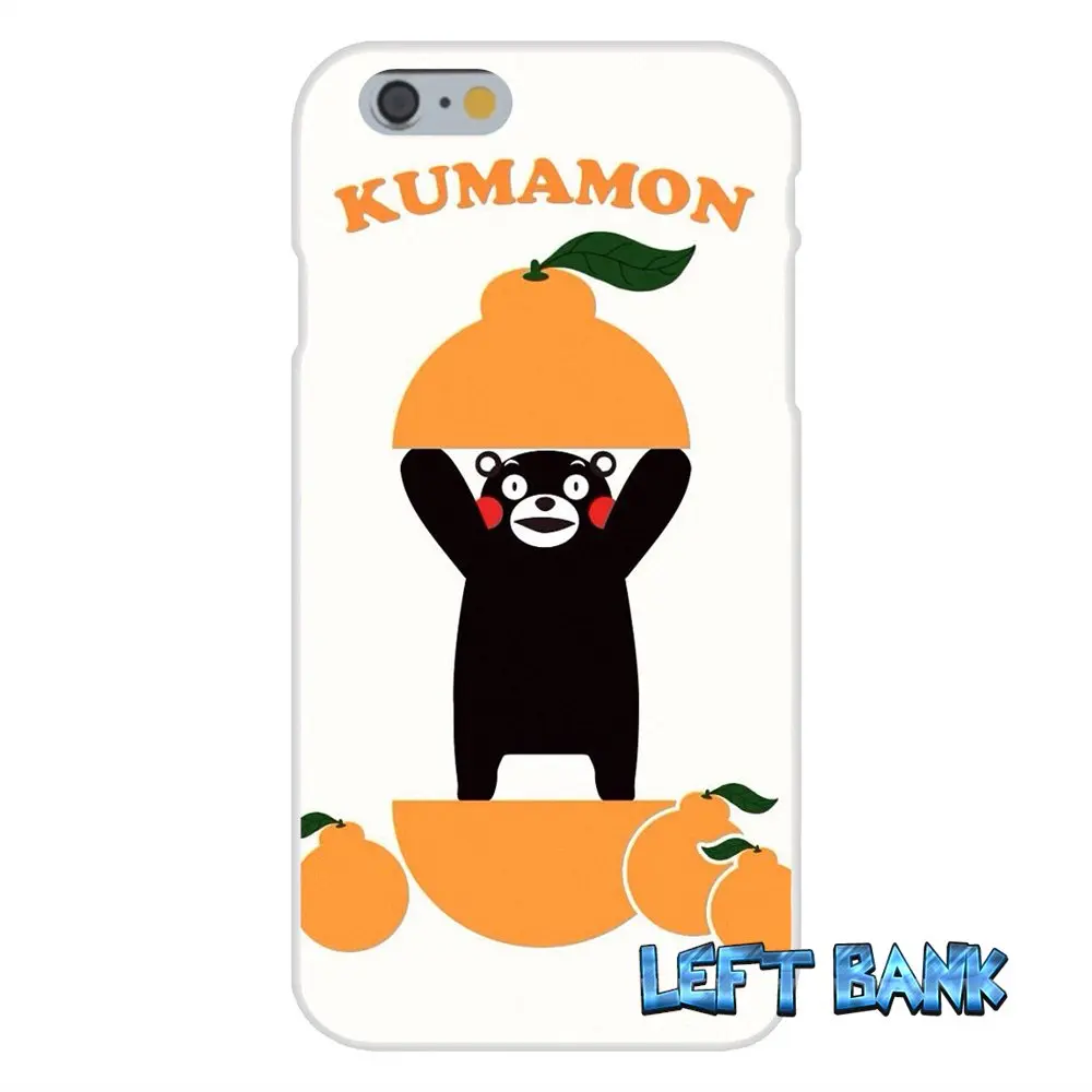 Kumamon Мягкий Силиконовый ТПУ Прозрачный чехол для Samsung Galaxy Note 3 4 5 S4 S5 MINI S6 S7 edge|case for