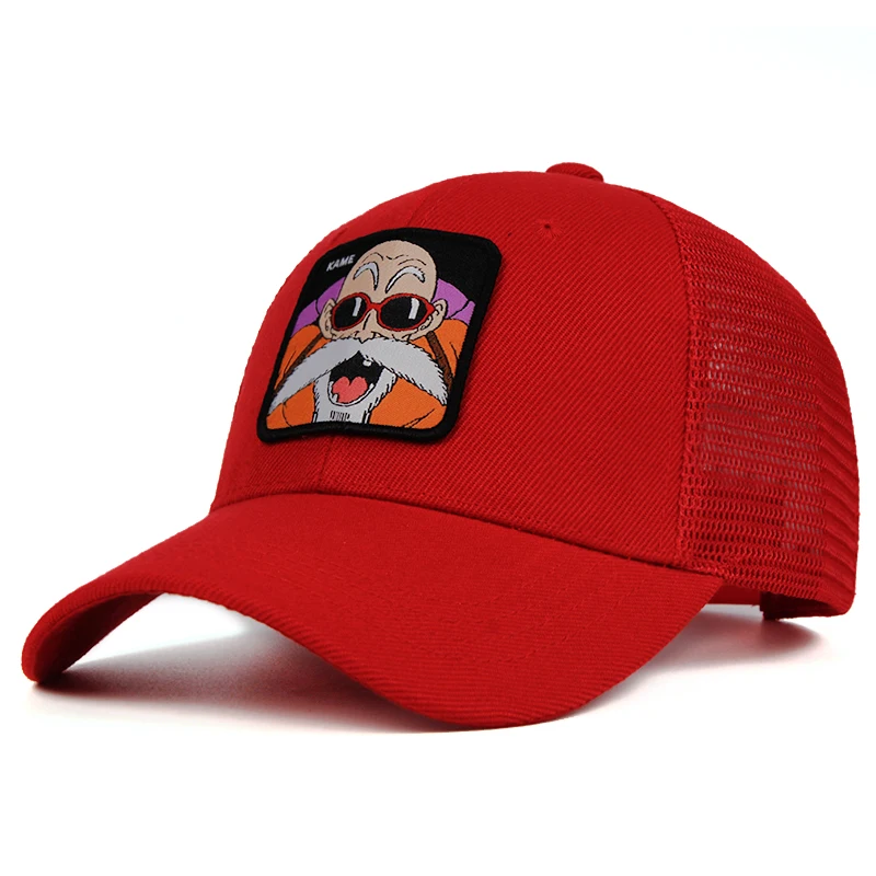 Каме сетчатая шапка Dragon Ball Z Snapback BULMA GOKU хлопок Saiyan бейсболка для мужчин и женщин хип хоп дальнобойщик папа шляпа лето дропшиппинг