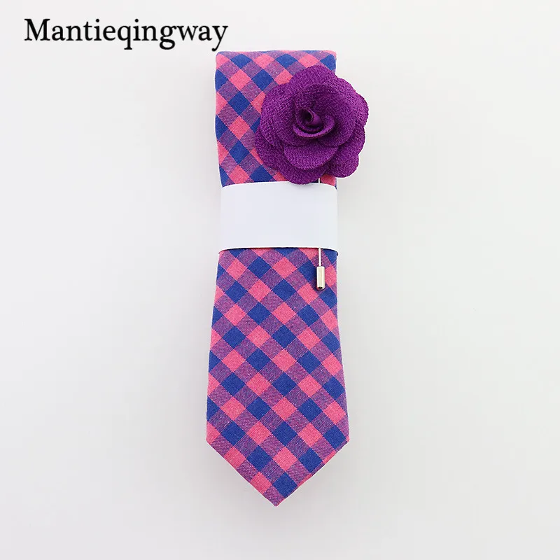 Mantieqingway 6 см модные галстуки, тонкие галстуки, черные узкие галстуки, хлопковые галстуки для мужчин, свадебные деловые полосатые и клетчатые галстуки-бабочки
