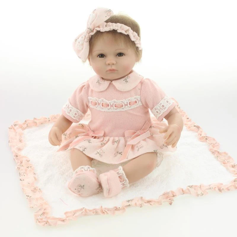 Силиконовые игрушки reborn baby doll для девочек реалистичные 18 &quotreborn babies play house малышей
