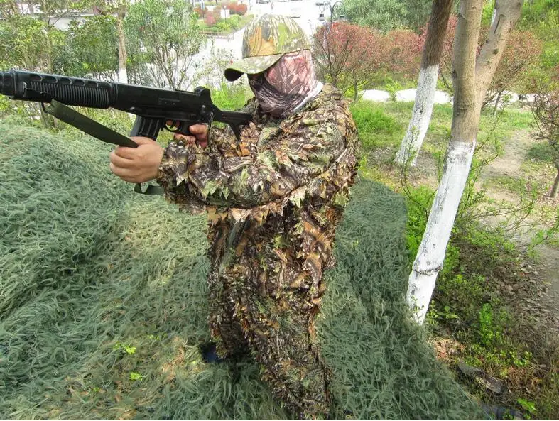 Джунгли камуфляжная одежда Военная Охота Открытый Кемпинг Снайпер Ghillie костюм