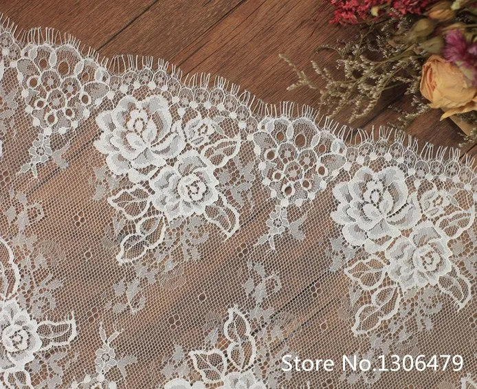 

6M/ Width 22CM exquisite eyelash lace DIY adornment accessories RS1359