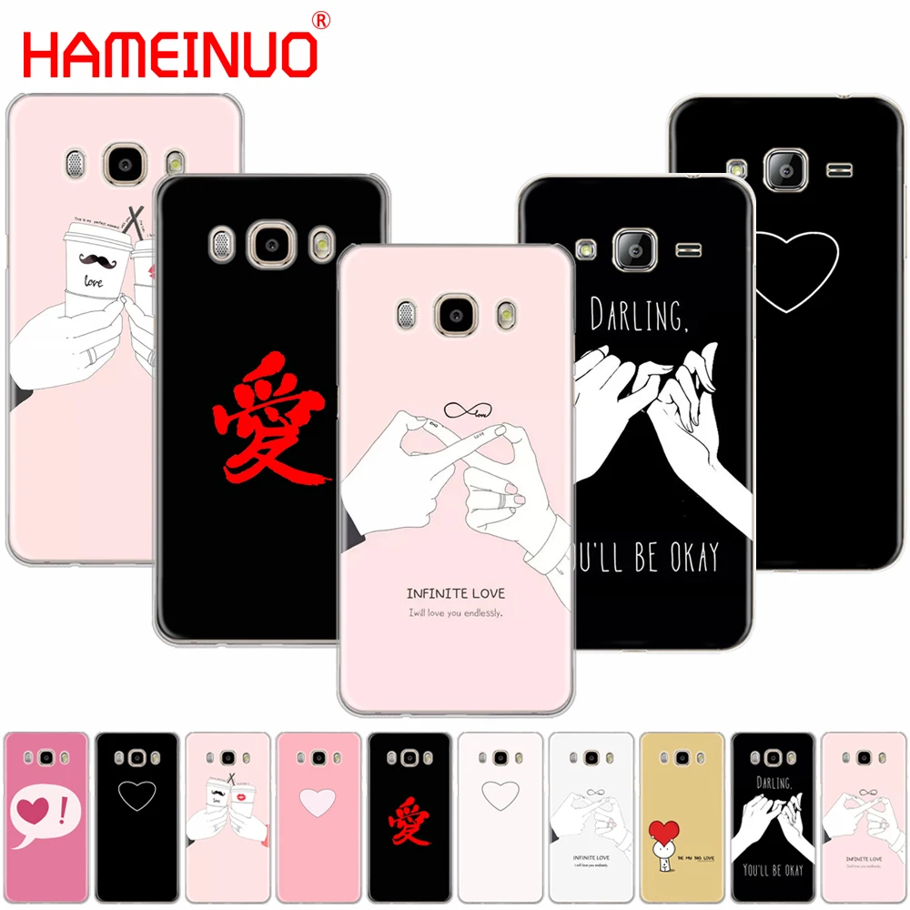 HAMEINUO дорогой be ok любовь простой стиль чехол для телефона Samsung Galaxy J1 J2 J3 J5 J7 MINI ACE 2016