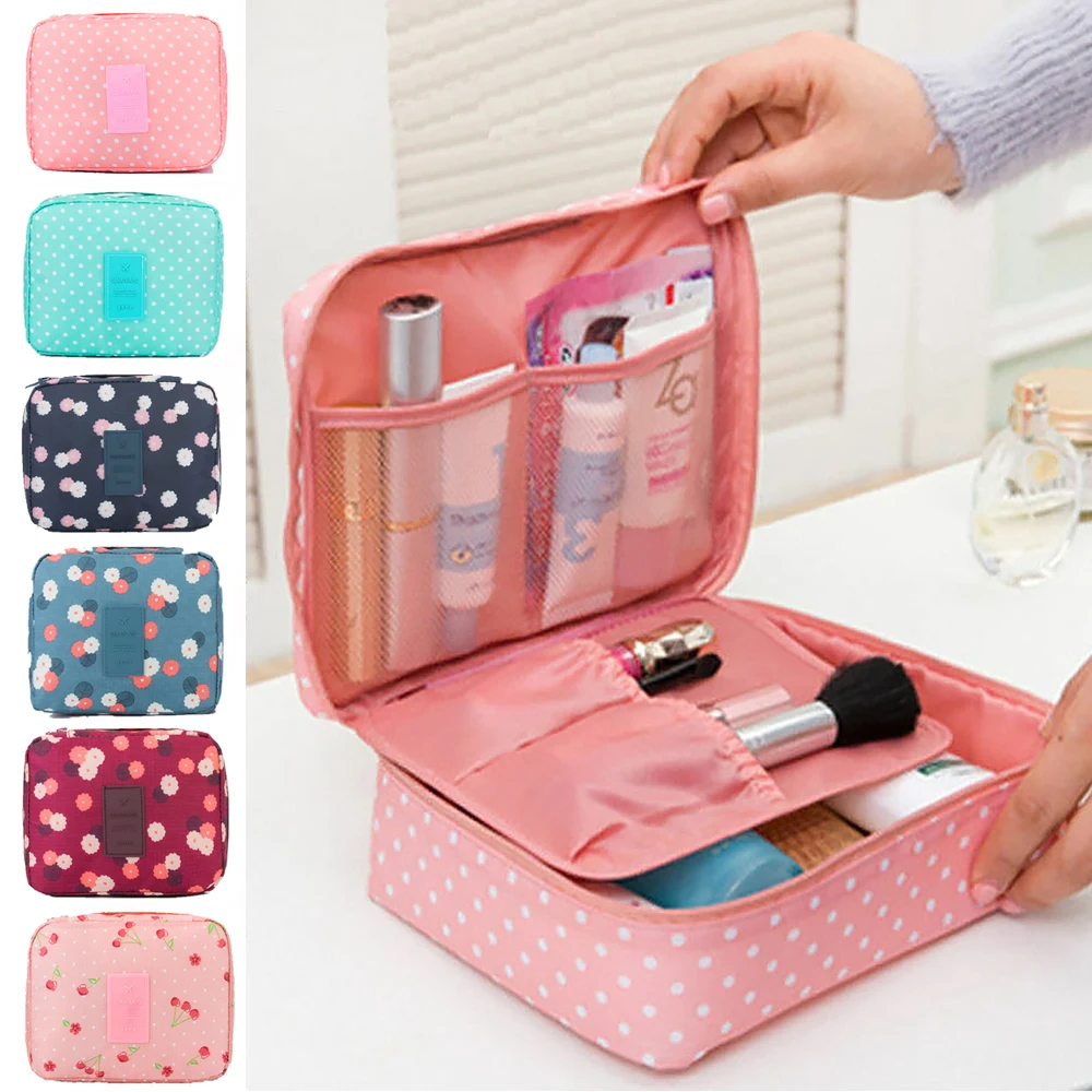 Многофункциональная дорожная косметичка Женский чехол для макияжа органайзер