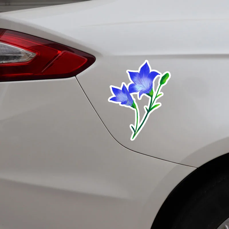 YJZT 10.2*15.3CM Plant Pretty Wisteria Flowers Car Stickers Accessories Bumper Window 11A1424 | Автомобили и мотоциклы
