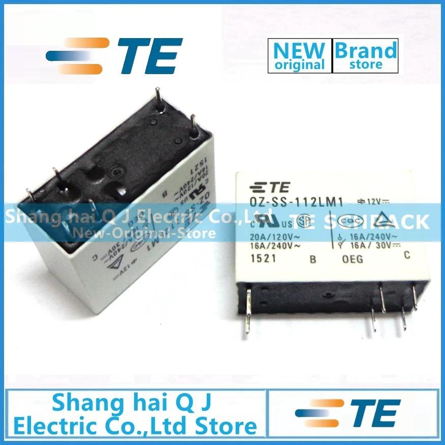 

TE TYCO OEG relay 10pcs OZ-SS-112LM1 12VDC relay 100% Brand new and original