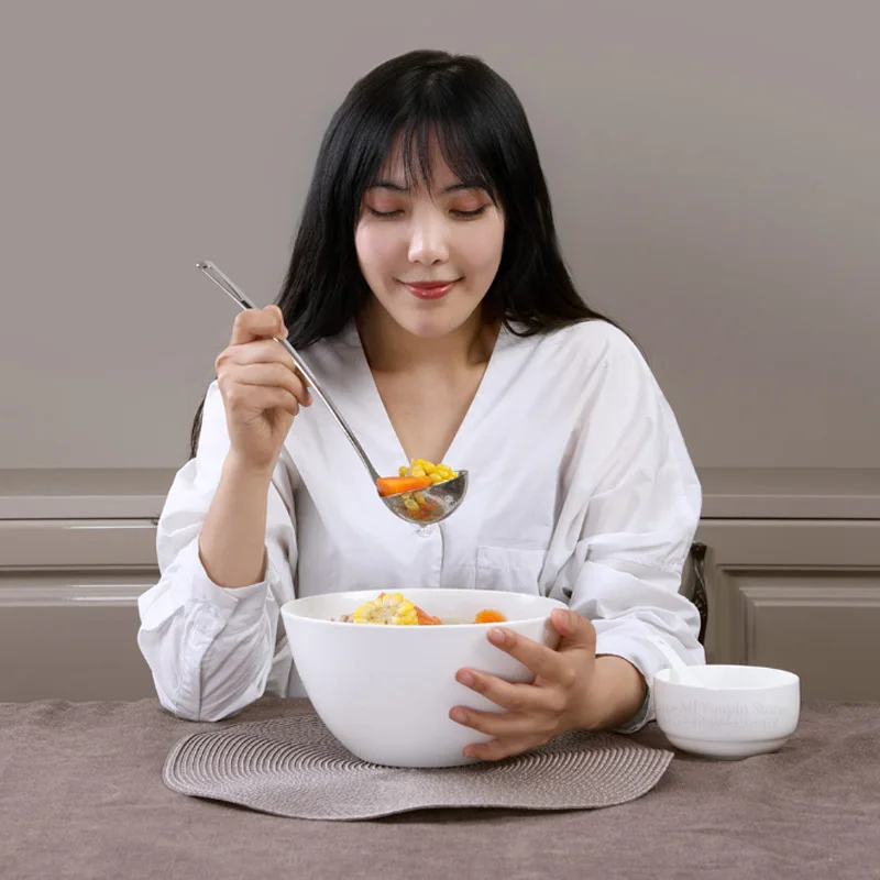 Xiaomi Youpin ложка из нержавеющей стали гладкая на ощупь Горячая дезинфекция горячий горшок инструмент подходит для кухни умный дом