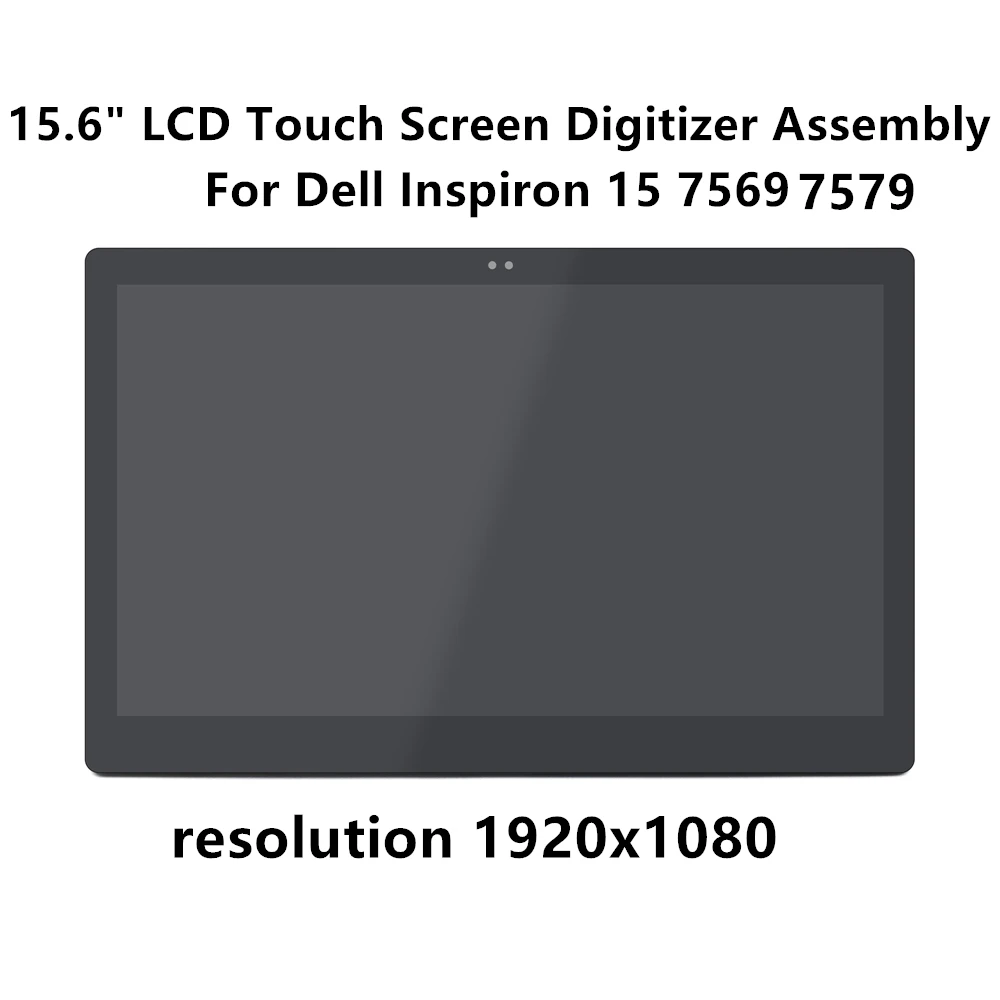 FTDLCD 15 6 &quot2 в 1 FHD ЖК экран сенсорный дигитайзер Замена для Dell Inspiron 7569 7579 1080P|ЖК-экран ноутбуков| |