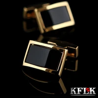 kflk luxury shirt cufflinks for mens brand cuff buttons gold cuff links gemelos high quality wedding abotoaduras jewelry