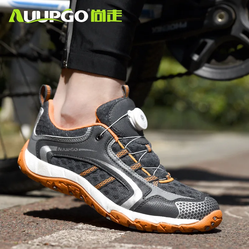 

AUUPGO new leisure cycling non-locking cycling shoes road bike mtb shoes mountain bike shoe men women ultralight breathable