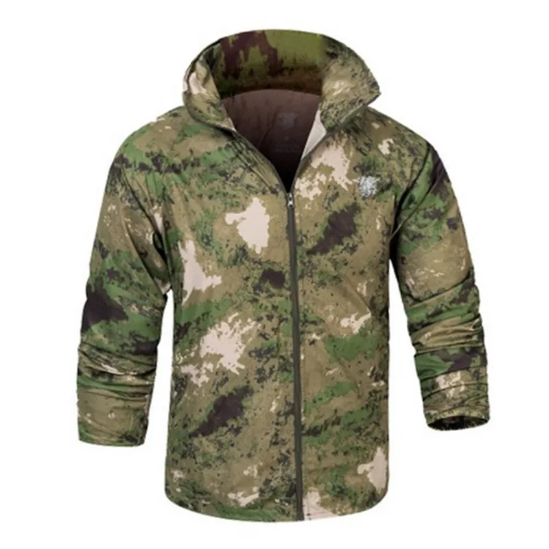 Мужская камуфляжная куртка с защитой от солнца и УФ лучей|camouflage men|th jacketmen camouflage |