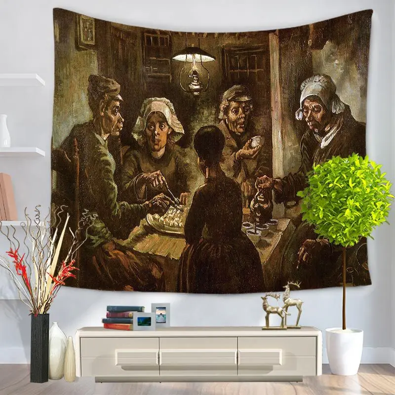 Пикассо клоун гобелен красивый архитектурный пейзаж таинственный замок