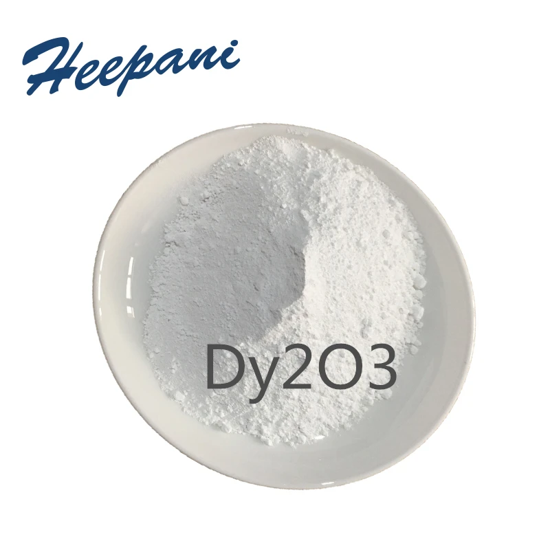 

Free shipping 99.9% purity white dysprosium oxide ultrafine rare earth metal Dy2O3 powder for catalyst