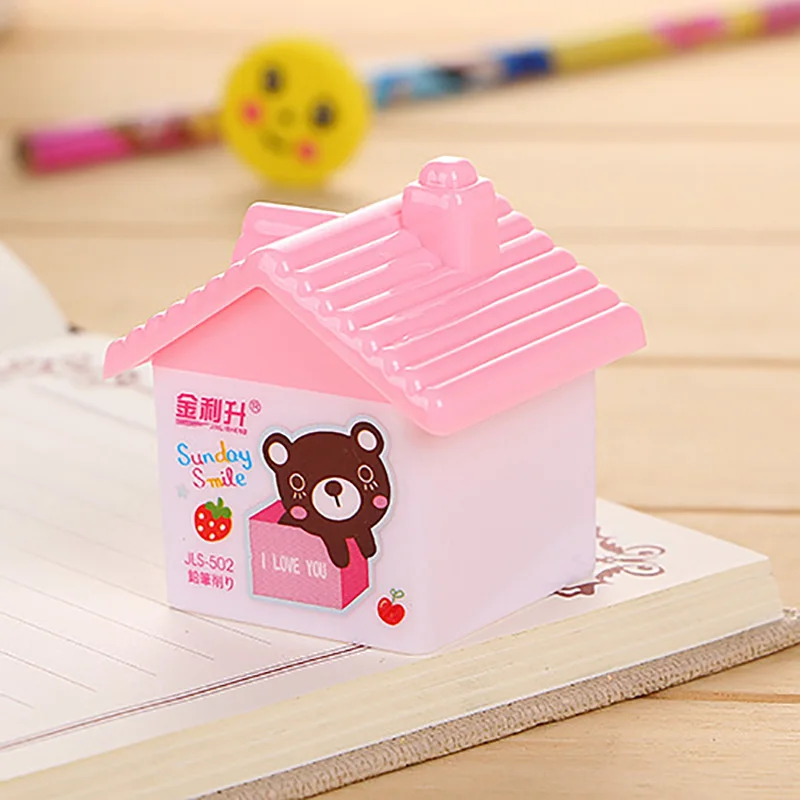 Милые Мультяшные точилки для карандашей, креативные Kawaii, двойная точилка для ножей для детей, Подарочная Корейская канцелярия, школьные принадлежности