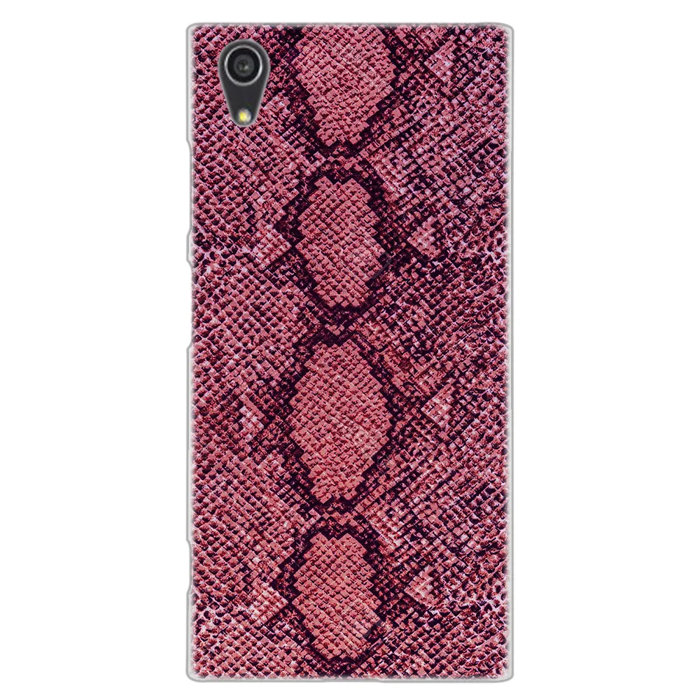 014 Модный чехол MLLSE с текстурой змеиной кожи для sony Xperia X XA XA1 XA2 Plus XA3 XZ XZ1 XZ2 XZ3 XZ4 Compact L1 L2 L3 - Цвет: 014
