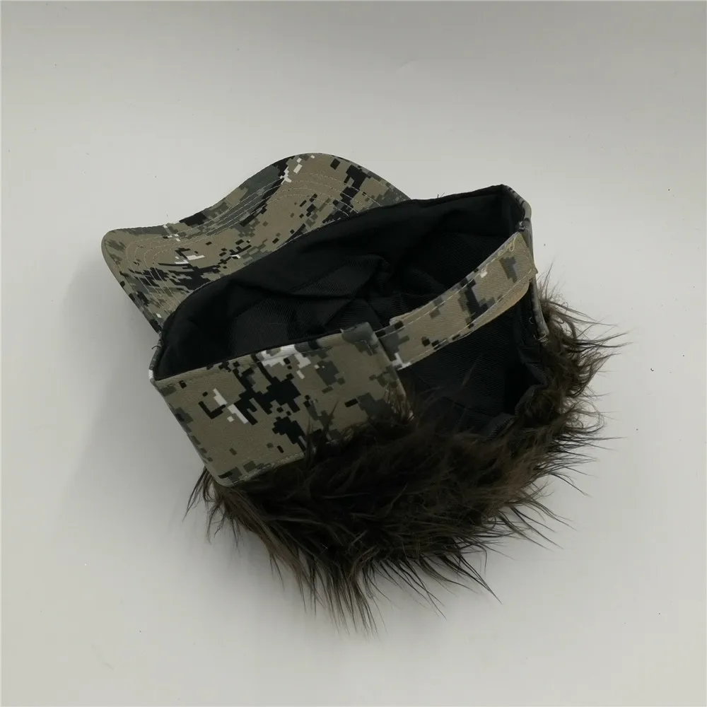 LGFD201751 веер сплошной цвет поддельные чутье волосы snapback шляпы мужские женские