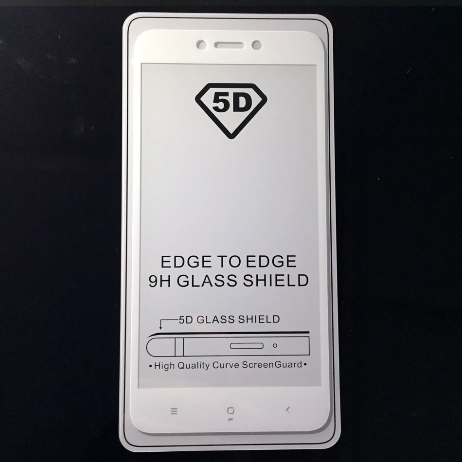 5D закаленное Стекло для Xiaomi Redmi 4X протектор Полный Экран фильм 4D обновления |
