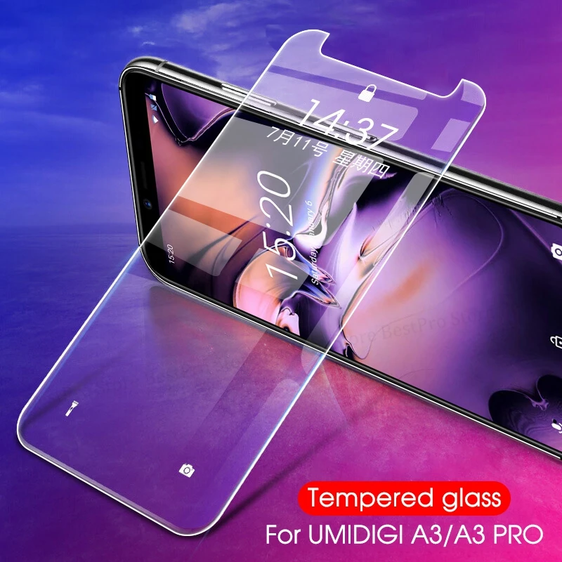 Закаленное защитное стекло для экрана UMIDIGI A3 A3 Pro A3PRO 5,7 дюймов, закаленное стекло, пленка для телефона UMIDIGI A3 A3 Pro, чехол