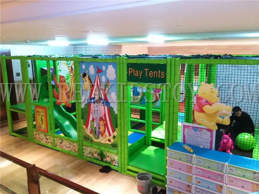 2016 Новинка! Собранная Экологически чистая маленькая крытая игровая площадка для