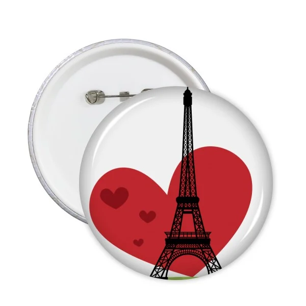 5 шт. Любовь Сердце Эйфелева башня достопримечательности Франции архитектура