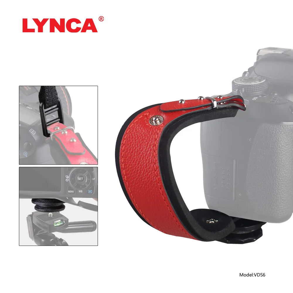 Ручной ремешок для камеры LYNCA с быстроразъемной пластиной высококачественный