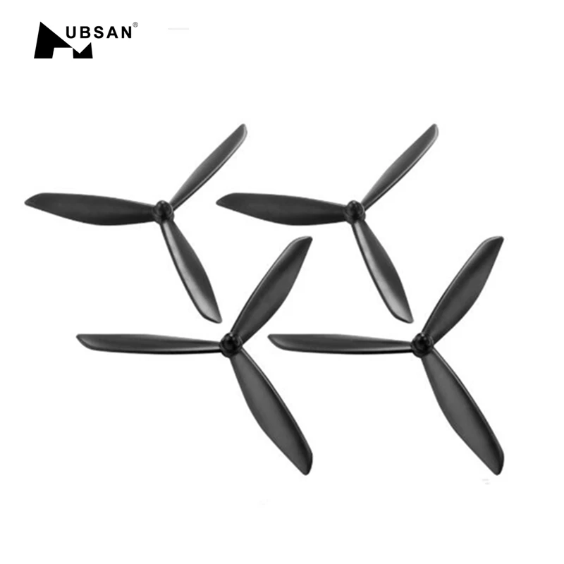 4 шт. 3-лопастной Пропеллер для Hubsan H501S X4 Дрон Квадрокоптер с дистанционным управлением запасные Запчасти аксессуары