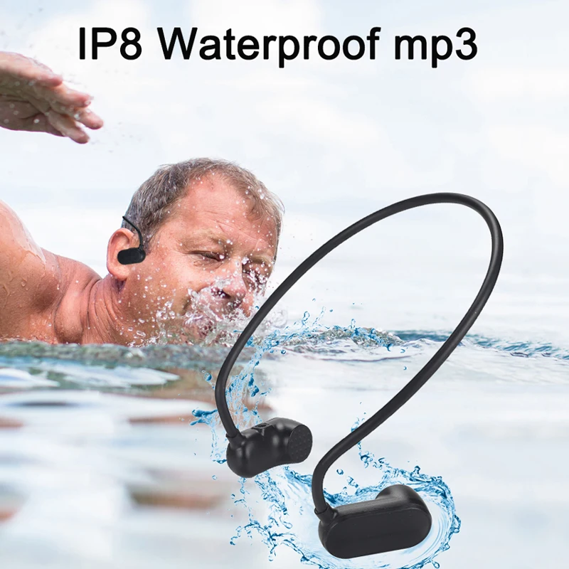 Новейший APT X V31 костной проводимости 8 г 16 HIFI MP3 плеер водонепроницаемый