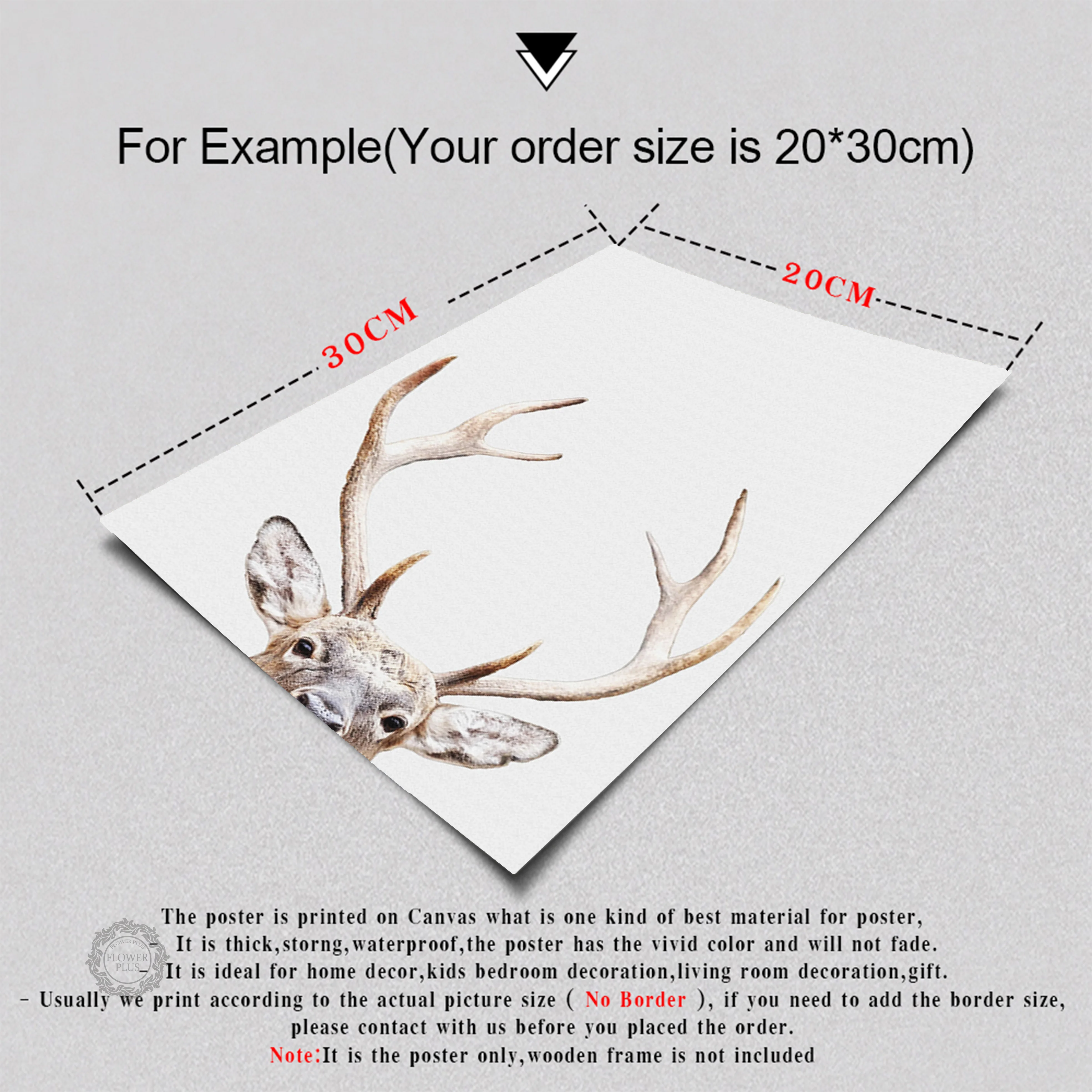 

Nordic Decoration Rhinoceros Elephant Antelope Wall Art Canvas Poster And Print Animal Canvas Painting Picture for Room Decor
