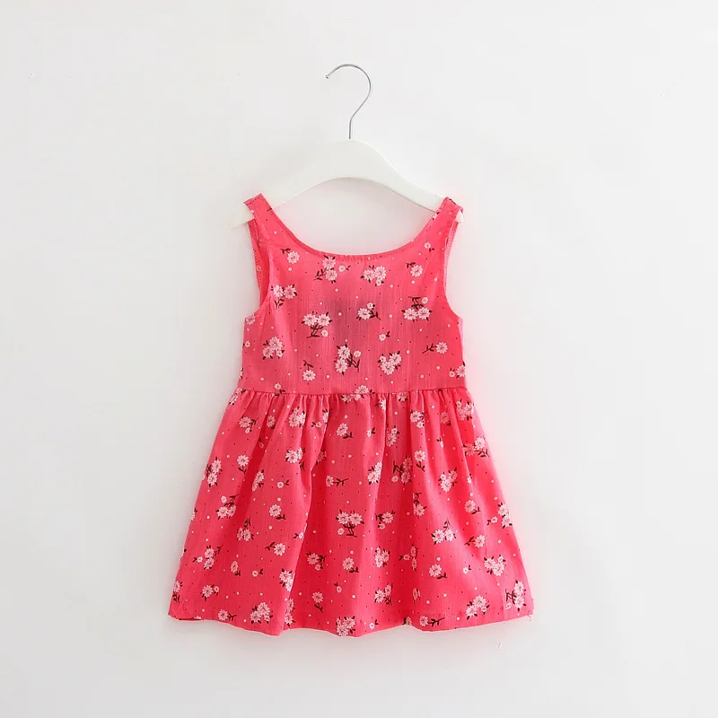 Baby Girls Dress Summer Flower Princess Dresses For Girl Children Clothes Kids Toddler Birthday 2 to 7 Years Old | Детская одежда и