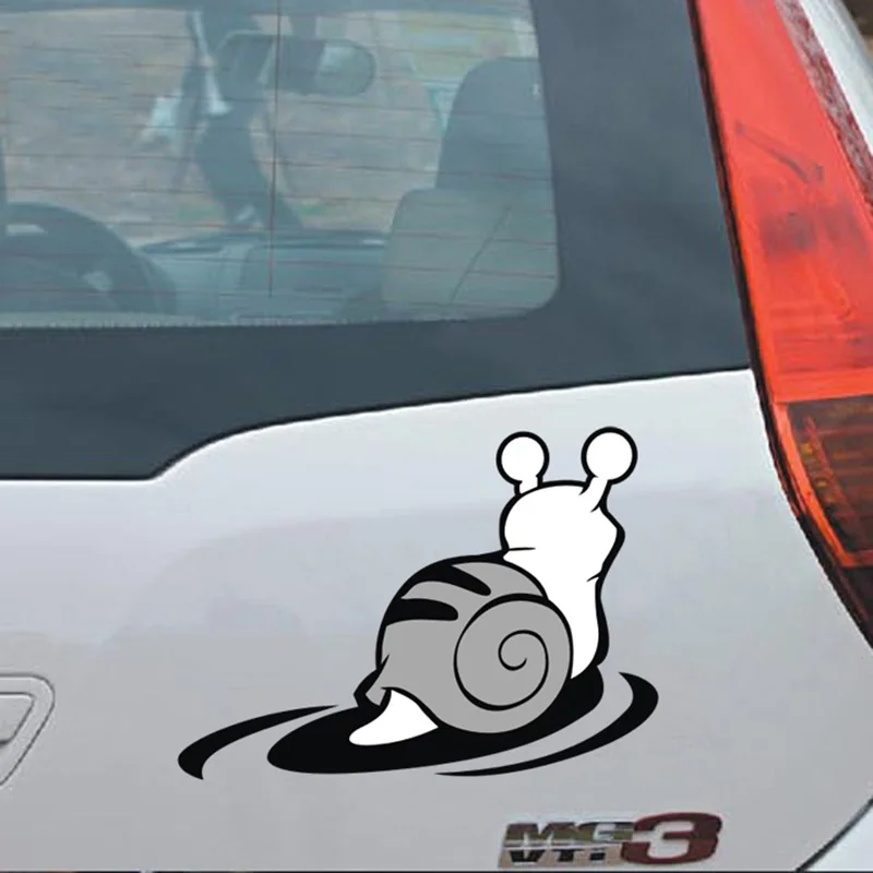 3D snail decoration car stickers and decals funny cartoon sticker styling glossy film cover for bmw e39/mercedes/volvo/cruze | Автомобили