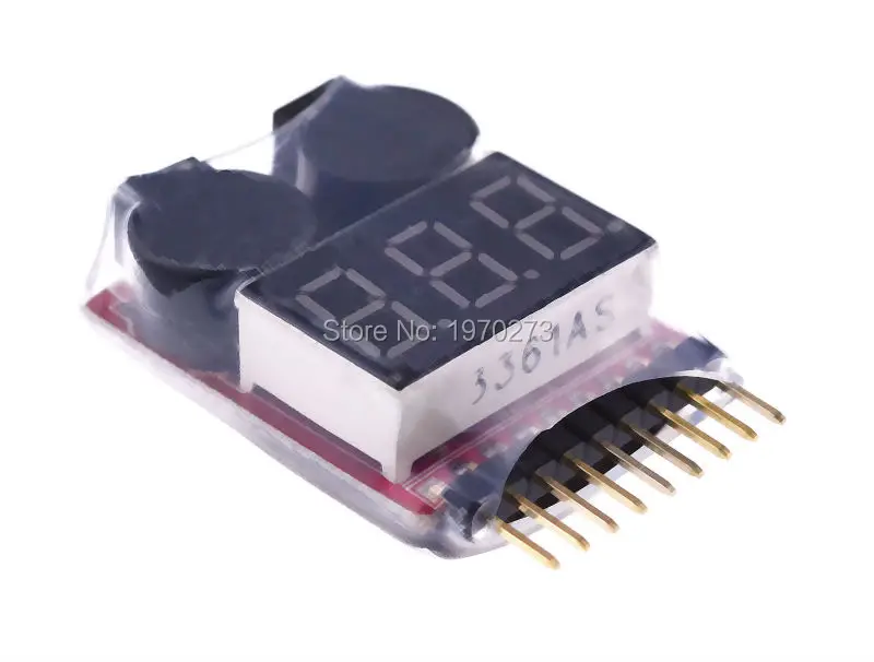 Новинка тестер напряжения 1-8S Lipo/li-ion/Fe 2в1 низкого звуковая сигнализация Лидер