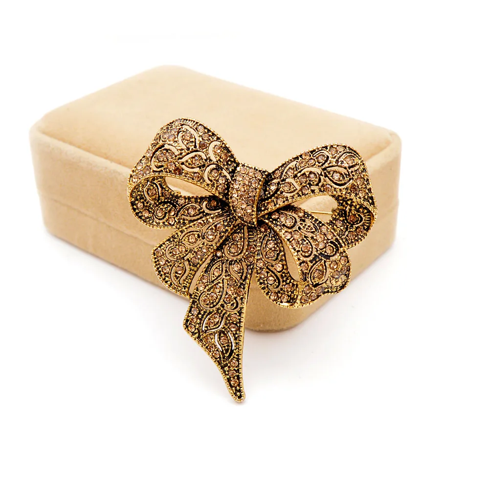 CINDY XIANG черный цвет стразы броши «бант» Для женщин большой бант брошь на булавке винтажная Модная бижутерия зимние аксессуары