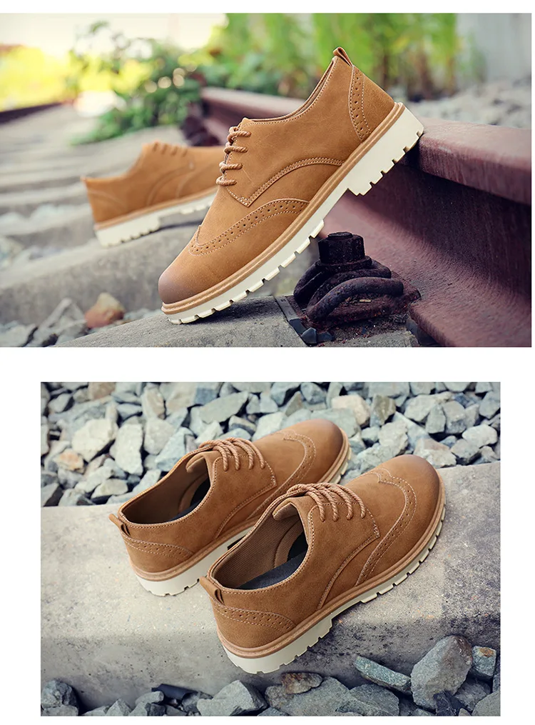 Brand Spring Suede Leather Men Shoes Oxford Casual Classic Sneakers For Male Comfortable Footwear