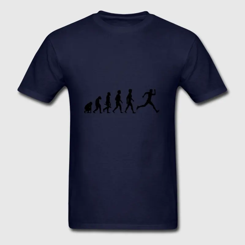 Печатных футболка для Для мужчин костюм Laufen Joggen Sprinten Sprinter отдыха S-3xl Camiseta Лето