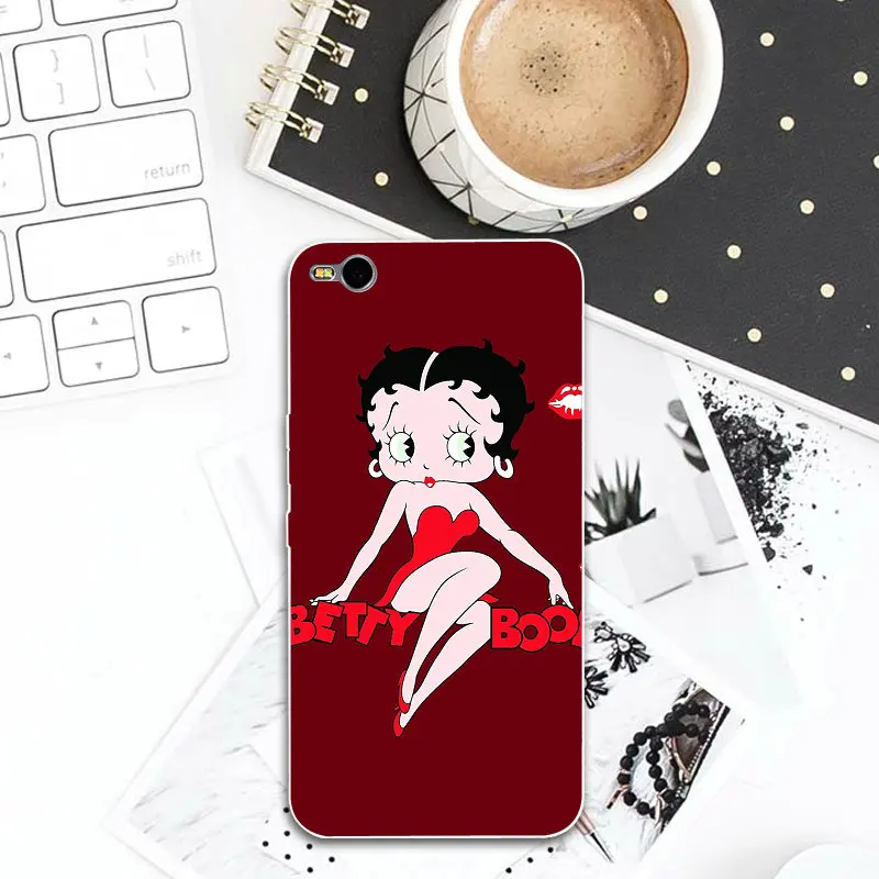 Soft TPU Mobile Phone Case for HTC One U11 M7 M8 M9 M10 E9 Plus Desire 530 626 628 630 816 820 Shell Bag Sexy Girl Betty Boop |