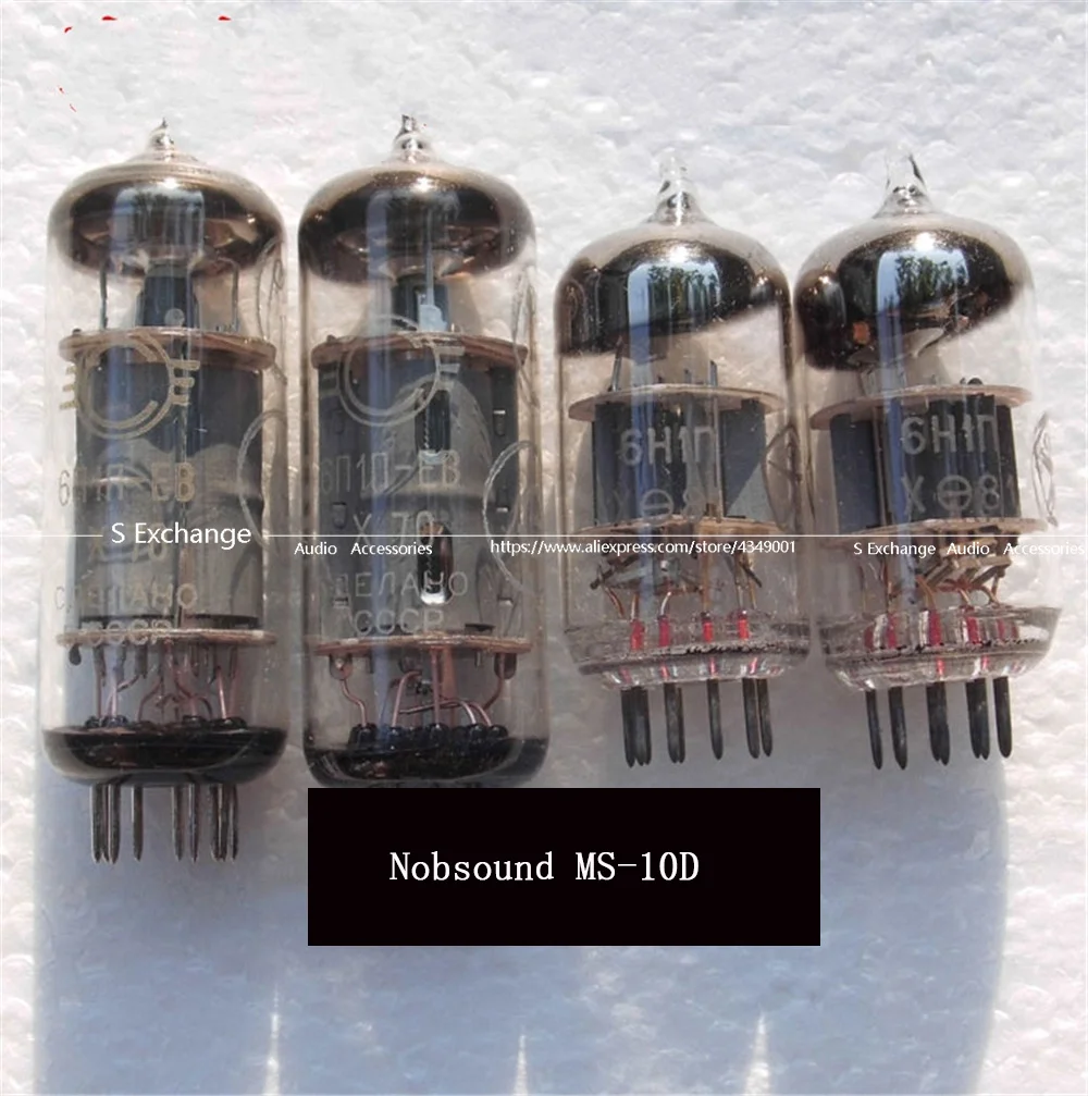 4 шт./лот Upgrade kit трубка для Nobsound MS-10D MKII Hifi 2,0 вакуумная трубка усилитель USB/домашний аудио