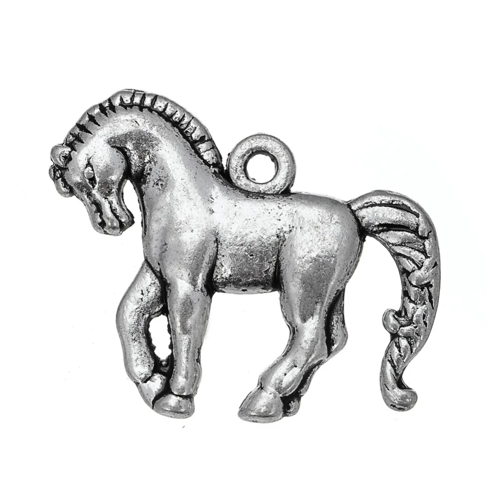 Skyrim регулируемый браслет-шарма Послушная лошадь и Бесконечная любовь животное