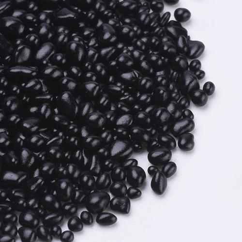Black 450 г/пакет 2~ 5x2~ 3x2~ 3 мм стеклянные семена без отверстия Аксессуары для изготовления ювелирных изделий DIY бусины окрашенные, прозрачные цвета, без отверстия/без отверстия - Цвет: Black