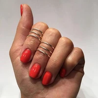 6pcs boho knuckle ring set handmade jewelry 925 silver gold filled anillos mujer bohemian anelli bague femme jewelry for women
