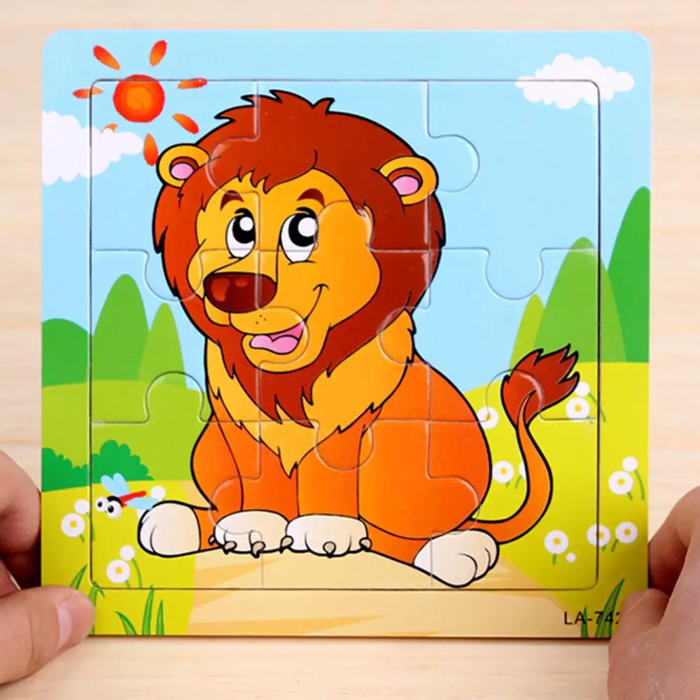 24 стиля обучающие игрушки для детей мультяшная деревянная головоломка доска