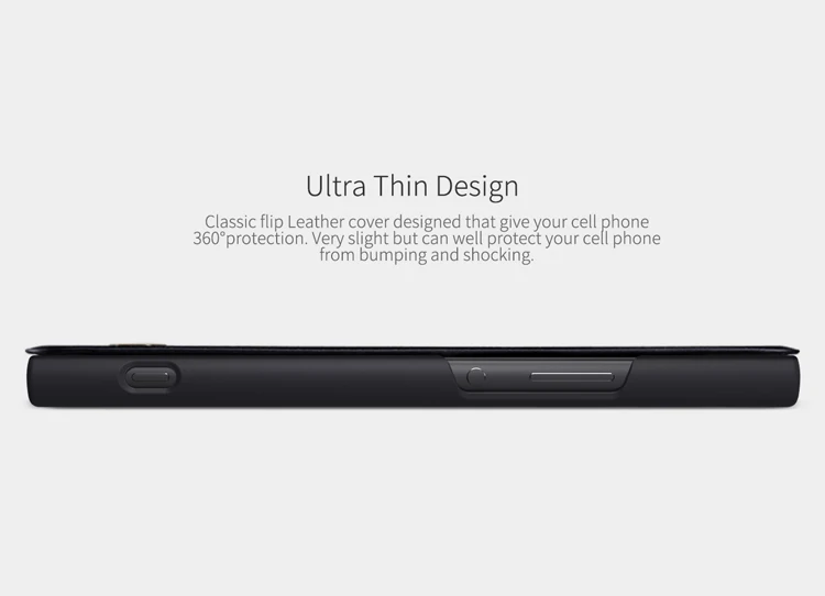 Для sony Xperia XA2 ультра флип-чехол sony Xperia XA2 Ультра чехол Nillkin Qin из искусственной кожи чехол-книжка для sony Xperia XA2 Ultra