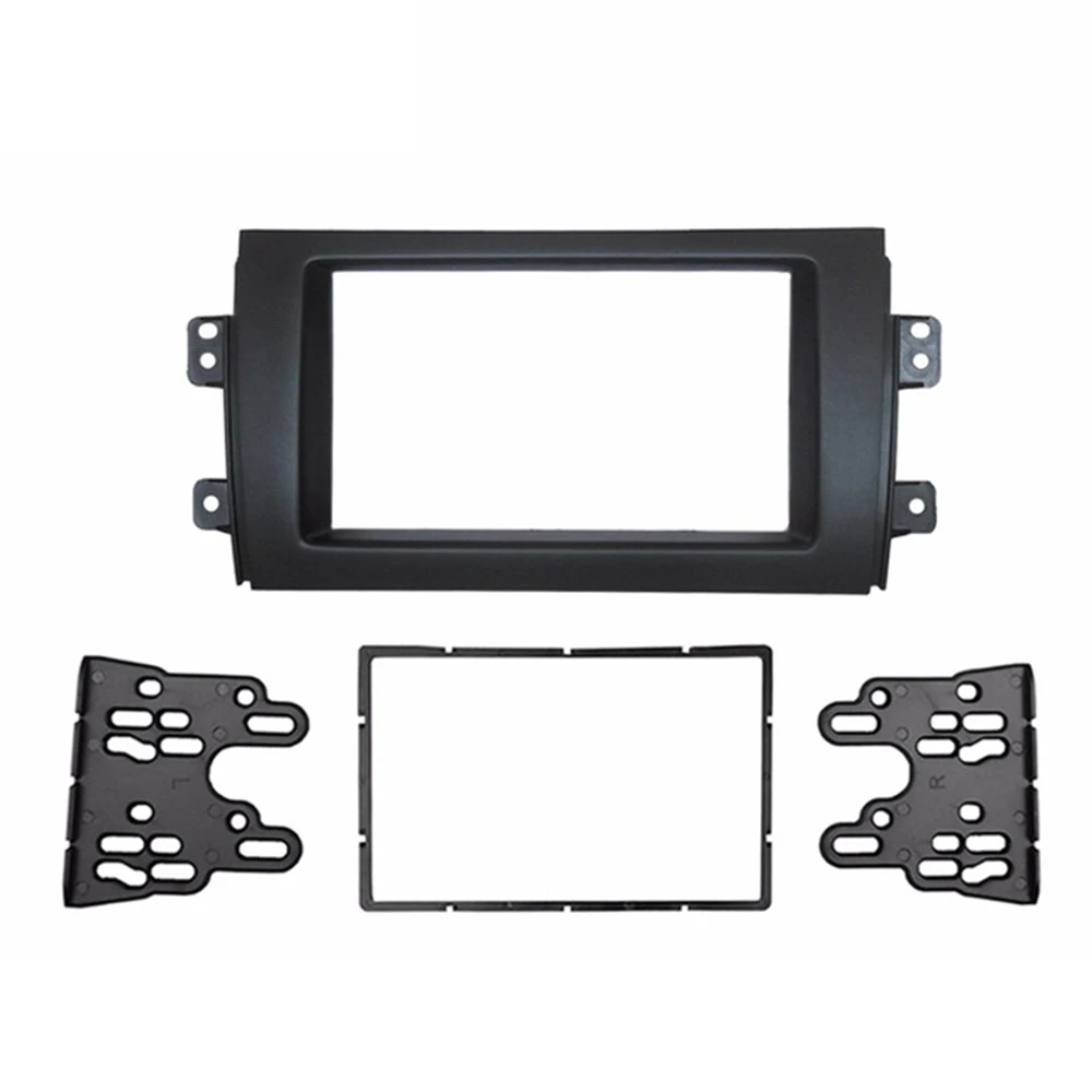 Двойной Din фасции для SUZUK SX4 Fiat Sedici Радио DVD приборной панели стерео панель тире Монтажная Установка отделка комплект рамка