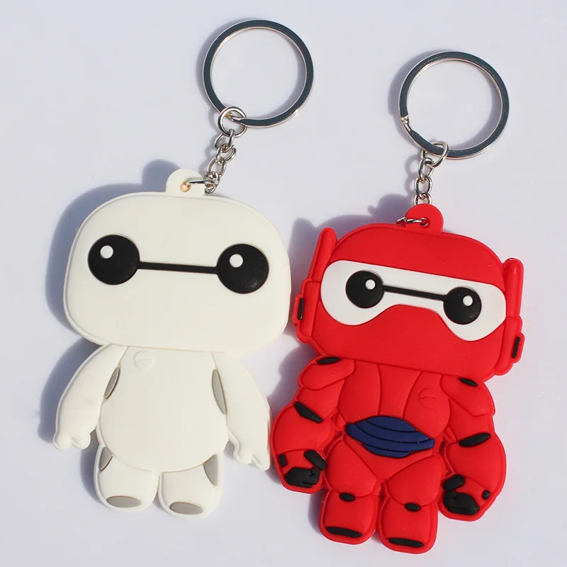 Цепочка для ключей Big Hero 6 Baymax 8 7 см Модная хлопковая цепочка подвеска в стиле