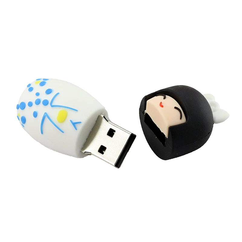 Мультфильм USB флэш-накопитель японские куклы кимоно девушка ручка-накопитель 4 ГБ 8 ГБ 16 ГБ 32 ГБ 64 ГБ 128 ГБ USB 2,0 флэш-карта памяти флешка