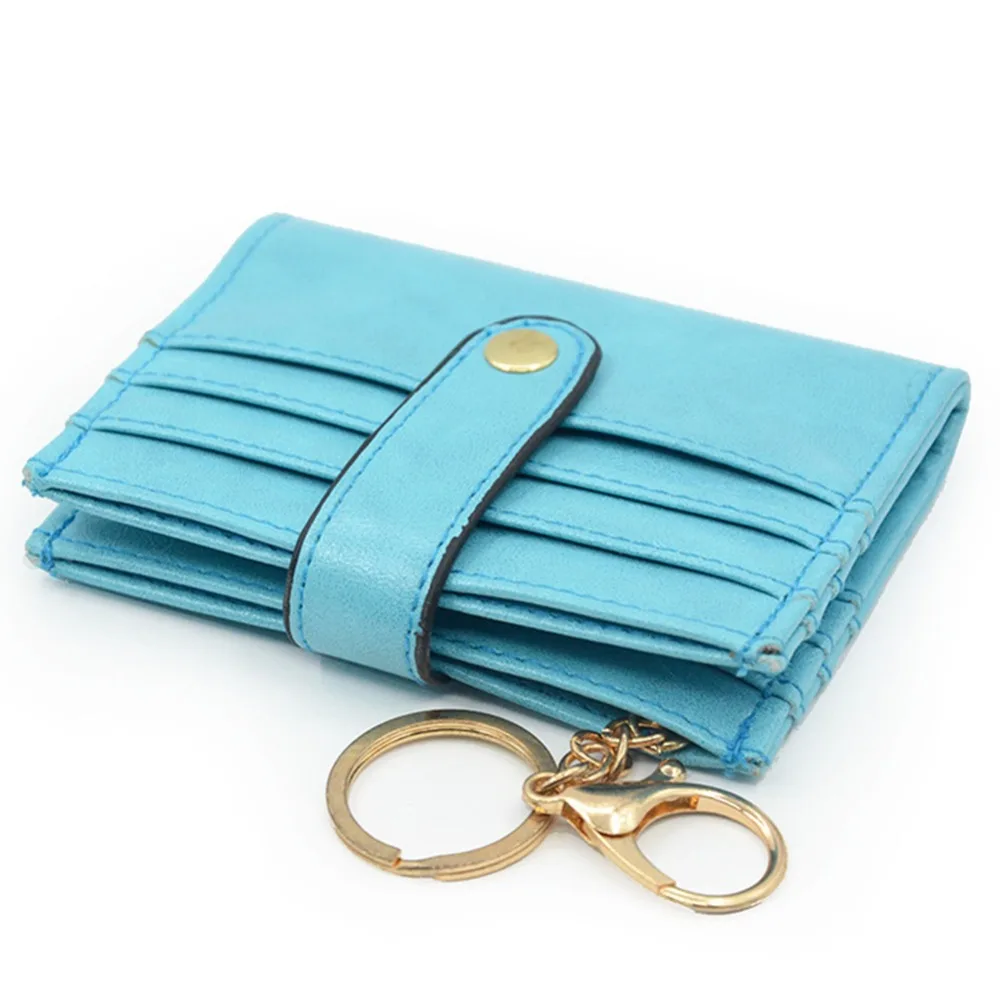 Artmi женский кожаный кошелек Rfid Женский держатель для карт маленький двойной