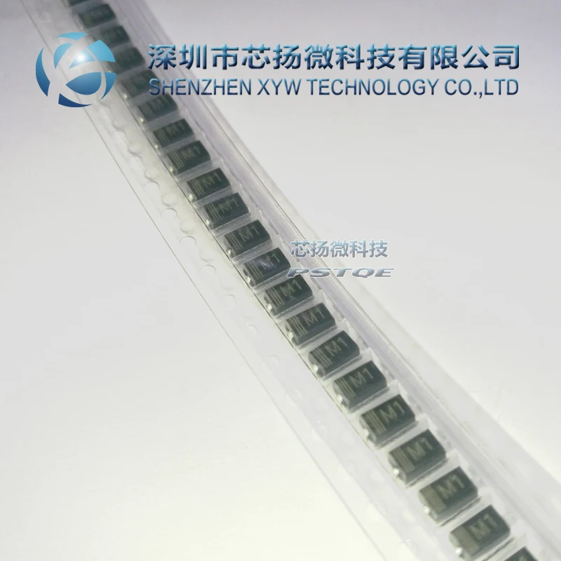 Новый оригинальный 100 шт. M1 1A/50V выпрямительный диод IN4001 SMA DO 214AC 1N4001 SMD|smd|smd diodesmd