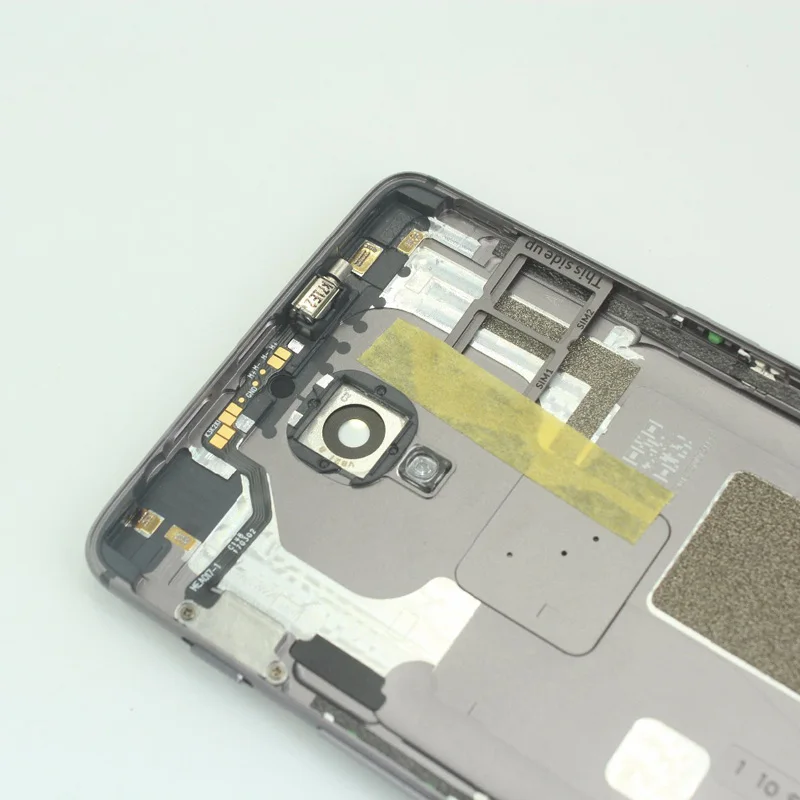 Для Oneplus 3 3T металлический задний корпус крышка замена задняя дверь батарейный чехол со слотом для карт/Боковая кнопка/стекло объектива