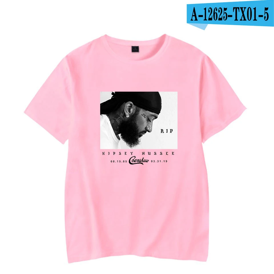 Aikooki Nipsey Hussle модная футболка для мальчиков и девочек, красивый Harajuku короткий рукав, футболка Nipsey Hussle, креативная уличная одежда - Цвет: black